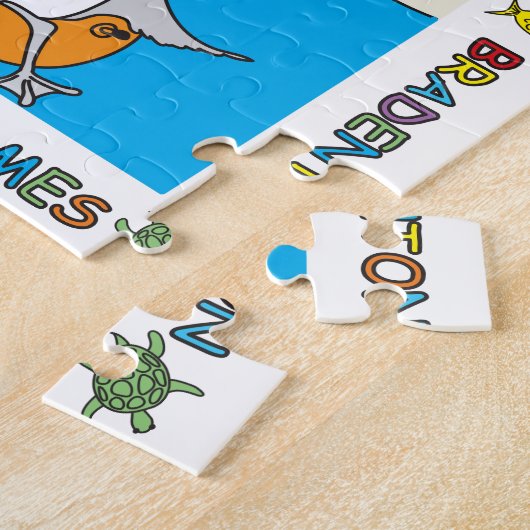 11x14 jigzaag Puzzle Legpuzzel (Zijkant)