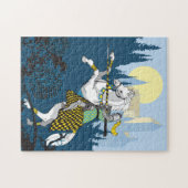 11x14 Jousting Knight Puzzle voor kleurenblinden Legpuzzel (Horizontaal)