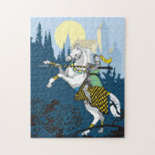 11x14 Jousting Knight Puzzle voor kleurenblinden Legpuzzel (Verticaal)