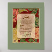 11x14 Jubileum, Love Chapter 1 Corinthians 13 Poster (Voorkant)
