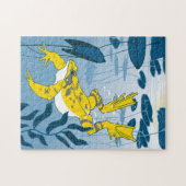 11x14 Kikker Pond Puzzle voor kleurenblinden Legpuzzel (Horizontaal)