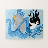 11x14 Kinder Zeemeermin Puzzle voor kleurenblinde  Legpuzzel (Horizontaal)