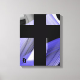 11x14" Lavender Moon Trend Abstract Art Violet Canvas Afdruk