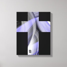 11x14" Lavender Moon Trend Abstract Art Violet Canvas Afdruk