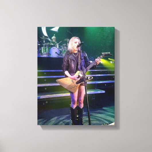 11x14 Lzzy Hale Halestorm Canvas Rock N Roll (Voorkant)