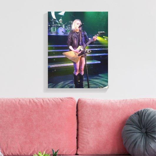 11x14 Lzzy Hale Halestorm Canvas Rock N Roll Afdruk (Insitu (Woonkamer))
