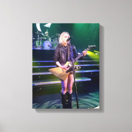 11x14 Lzzy Hale Halestorm Canvas Rock N Roll Afdruk