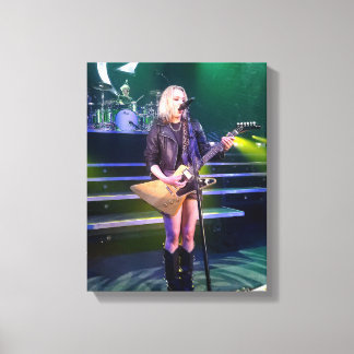 11x14 Lzzy Hale Halestorm Canvas Rock N Roll Afdruk