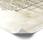 11x14+meer Desiderata-Poster op de VredesLillies Poster (Hoek)