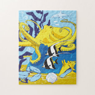 11x14 Ocean Puzzle for Colorblind People Legpuzzel