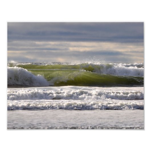 11X14 Pacific Ocean Waves! Foto Afdruk (Voorkant)