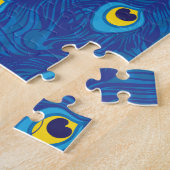 11x14  Peacock Puzzle for Colorblind People Legpuzzel (Zijkant)