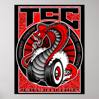 11x14 Red Canvas Poster