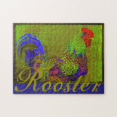 11x14 Rooster Chicken Hen Puzzle Legpuzzel (Horizontaal)