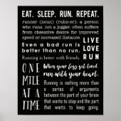 11x14 Running Inspiration Poster (Voorkant)