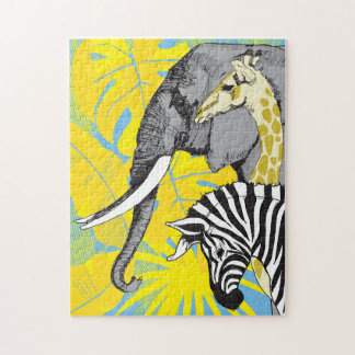 11x14 Safari Puzzle for Colorblind People Legpuzzel