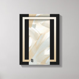 11x14" Sandy Tornado Trend Abstracte Kunst Beige Canvas Afdruk