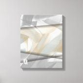 11x14" Sandy Tornado Trend Abstracte Kunst Beige Canvas Afdruk (Voorkant)
