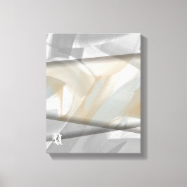 11x14" Sandy Tornado Trend Abstracte Kunst Beige Canvas Afdruk