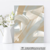 11x14" Sandy Tornado Trend Abstracte Kunst Beige Canvas Afdruk