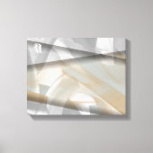 11x14" Sandy Tornado Trend Abstracte Kunst Beige Canvas Afdruk (Voorkant)
