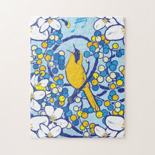 11x14 Songbird Puzzle for Colorblind People Legpuzzel