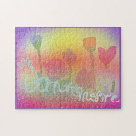 11x14    SpringtimePuzzle met Gift Box Legpuzzel
