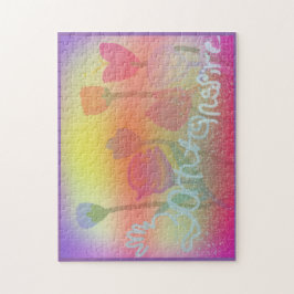 11x14    SpringtimePuzzle met Gift Box Legpuzzel