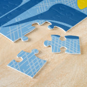 11x14 Sunflower Puzzle for Colorblind People Legpuzzel (Zijkant)