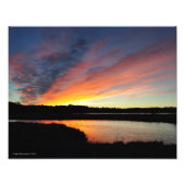 11X14 Sunset Streaks Foto Afdruk (Voorkant)