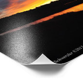 11X14 Sunset Streaks Foto Afdruk (Hoek)