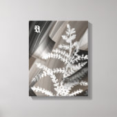 11x14" Terra’s Tender Whisper Abstract Brown Flowe Canvas Afdruk (Voorkant)