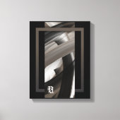 11x14" Terra’s Tender Whisper Abstract Brown Flowe Canvas Afdruk (Voorkant)