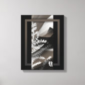 11x14" Terra’s Tender Whisper Abstract Brown Flowe Canvas Afdruk (Voorkant)