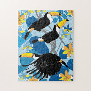 11x14 Toucan Puzzle for Colorblind People Legpuzzel