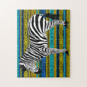 11x14 Zebra Puzzel voor kleurblinden (Verticaal)