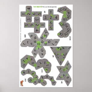 11x17-papier-dice-Toxic-industrieel vel-pers Poster