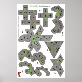 11x17-papier-dice-Toxic-industrieel vel-pers Poster