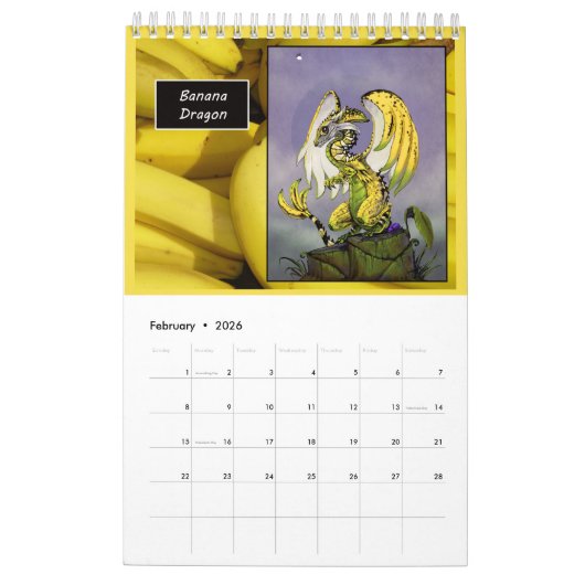 11x7 Fruits and Berries dragon 2018 kalender (Feb 2026)