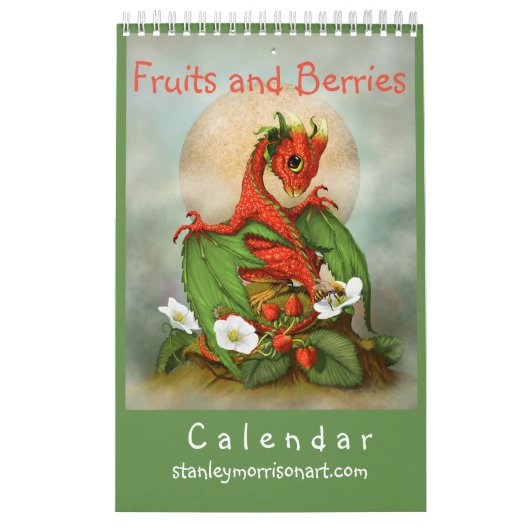 11x7 Fruits and Berries dragon 2018 kalender (Hoes)