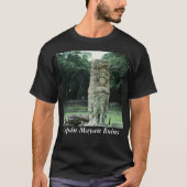 1200 BC Copan Mayan Ruins Honduras Foto ontworpen T-shirt (Voorkant)