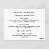 1200 Corp Ctr Briefkaart (Achterkant)