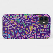 120112 betreffende diepgaande Paars Case-Mate iPhone Case (Achterkant (horizontaal))