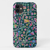 120112 over donkergroen Case-Mate iPhone case (Achterkant)