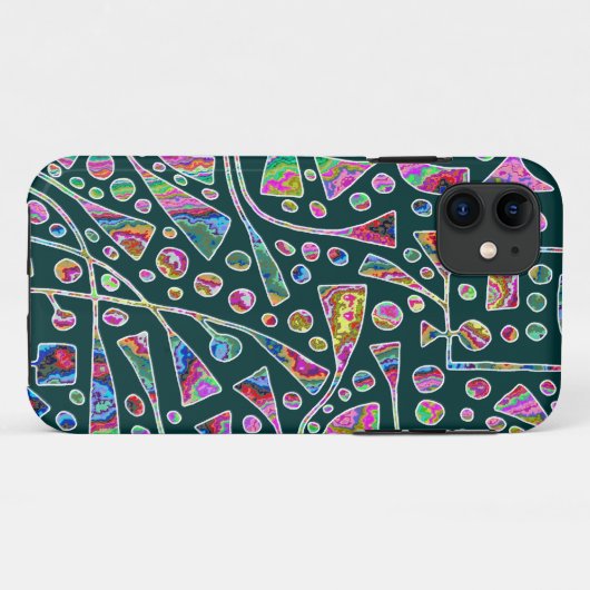 120112 over donkergroen Case-Mate iPhone case (Achterkant (horizontaal))