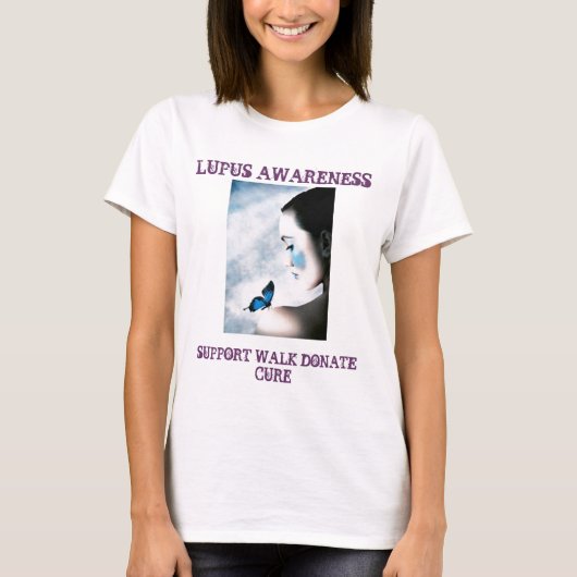 1209404139_00m, LUPUS AWARENESS, SUPPORT WALK D... T-shirt (Voorkant)