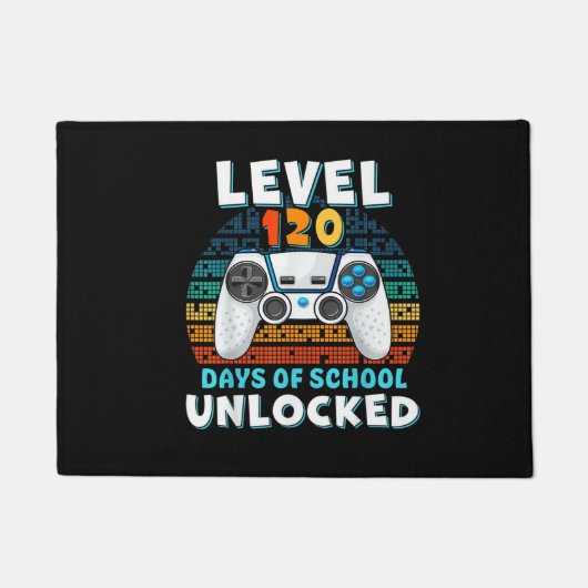120 dagen van schoolniveau ontgrendeld deurmat (Voorkant)