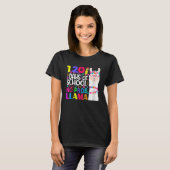 120 Days Of School No Prob llama Llama Teacher And T-shirt (Voorkant volledig)