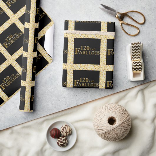 120 jaar cadeaupapier (Crafts)