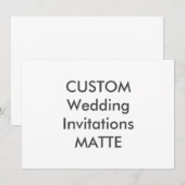 120 lbs 7 x 5-inch bruiloft kaart (Voorkant / Achterkant)